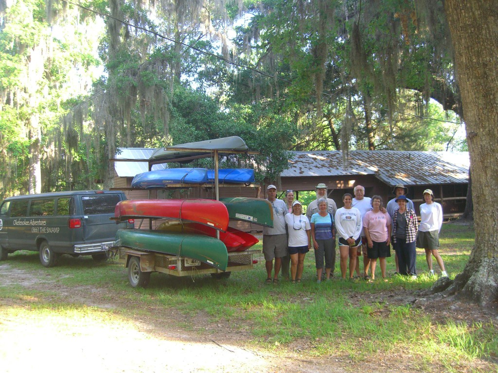 Back from a full day on the river thanks to shuttle by Okefenokee Adventures